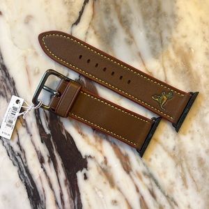 Coach NWT Apple Watch strap with Rexy dinosaur fits 42mn
